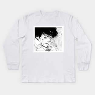 Melancholy Kids Long Sleeve T-Shirt